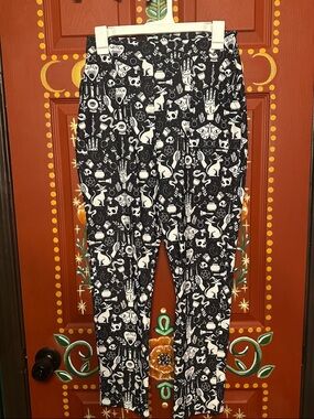 BlackMilk Black and White Occult Print Leggings witch’s altar